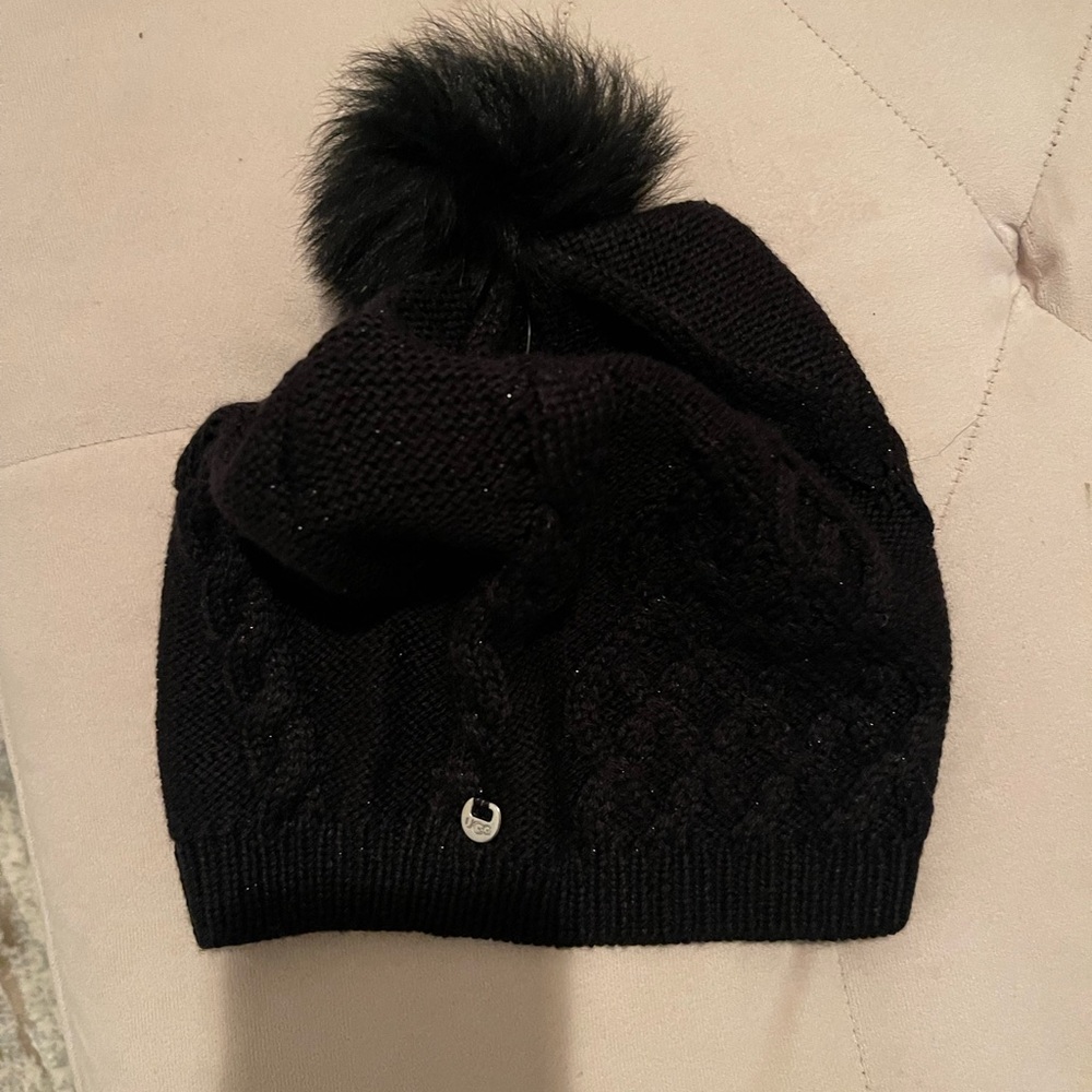 Ugg Black Metallic Beanie O/S